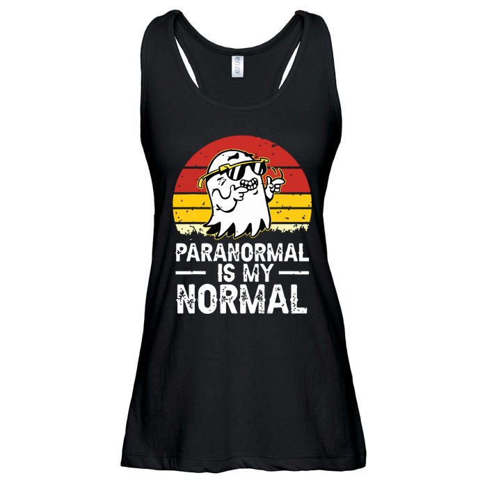 Paranormal Is My Normal Retro Ghost Hunting Halloween Ladies Essential Flowy Tank