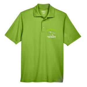 Pickleball Is My Therapy Gift Men's Origin Performance Pique Polo