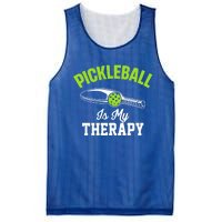 Pickleball Is My Therapy Gift Mesh Reversible Basketball Jersey Tank