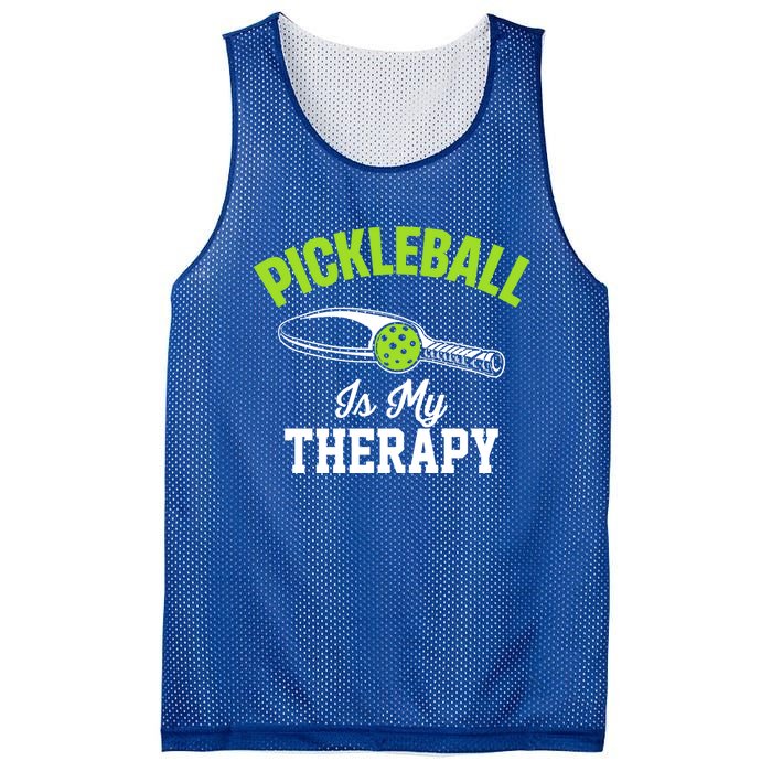 Pickleball Is My Therapy Gift Mesh Reversible Basketball Jersey Tank