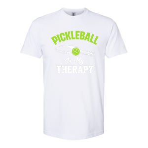 Pickleball Is My Therapy Gift Softstyle CVC T-Shirt