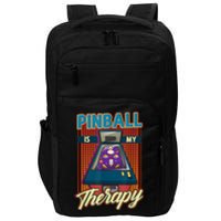 Pinball Is My Therapy Pinball Wizard Classic Retro Impact Tech Backpack