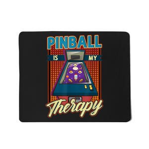 Pinball Is My Therapy Pinball Wizard Classic Retro Mousepad