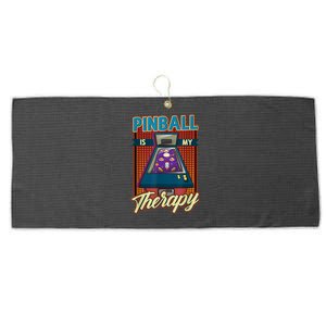 Pinball Is My Therapy Pinball Wizard Classic Retro Large Microfiber Waffle Golf Towel