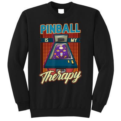 Pinball Is My Therapy Pinball Wizard Classic Retro Tall Sweatshirt