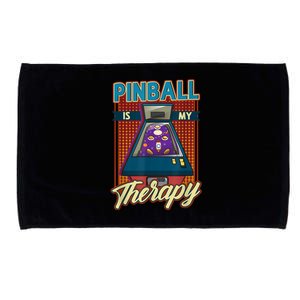 Pinball Is My Therapy Pinball Wizard Classic Retro Microfiber Hand Towel