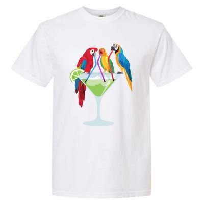 Parrots Ing Margarita Tropical Vacation Hawaiian Birds Cool Gift Garment-Dyed Heavyweight T-Shirt