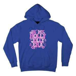 Pink In My Holly Xmas Jolly Era Groovy Retro Christmas Gift Hoodie