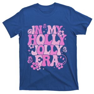 Pink In My Holly Xmas Jolly Era Groovy Retro Christmas Gift T-Shirt