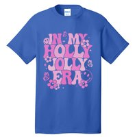 Pink In My Holly Xmas Jolly Era Groovy Retro Christmas Gift Tall T-Shirt