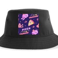 Pizza Is My Valentine Funny Sustainable Bucket Hat