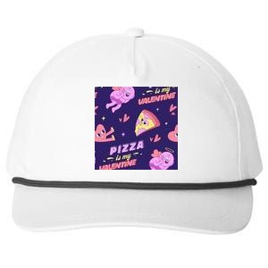 Pizza Is My Valentine Funny Snapback Five-Panel Rope Hat