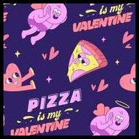 Pizza Is My Valentine Funny 7-Panel Snapback Hat