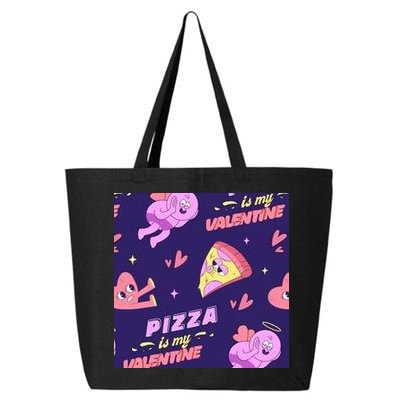 Pizza Is My Valentine Funny 25L Jumbo Tote