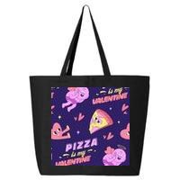 Pizza Is My Valentine Funny 25L Jumbo Tote