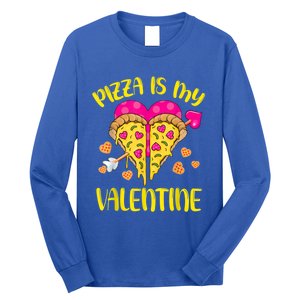 Pizza Is My Valentine Funny Valentines Day Cute Gift Long Sleeve Shirt