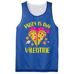 Pizza Is My Valentine Funny Valentines Day Cute Gift Mesh Reversible Basketball Jersey Tank