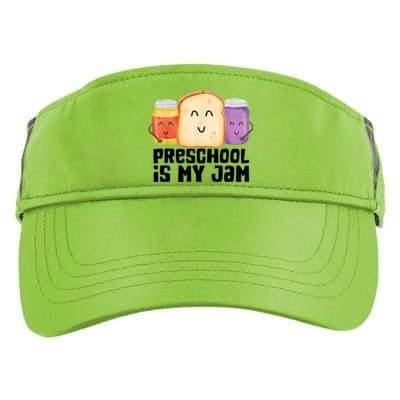 Preschool Is My Jam Back To School Funny Adult Drive Performance Visor