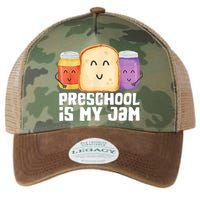 Preschool Is My Jam Back To School Funny Legacy Tie Dye Trucker Hat