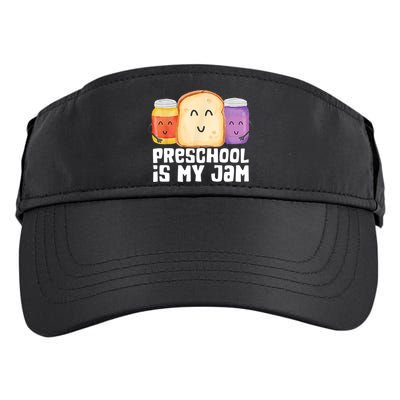 Preschool Is My Jam Back To School Funny Adult Drive Performance Visor