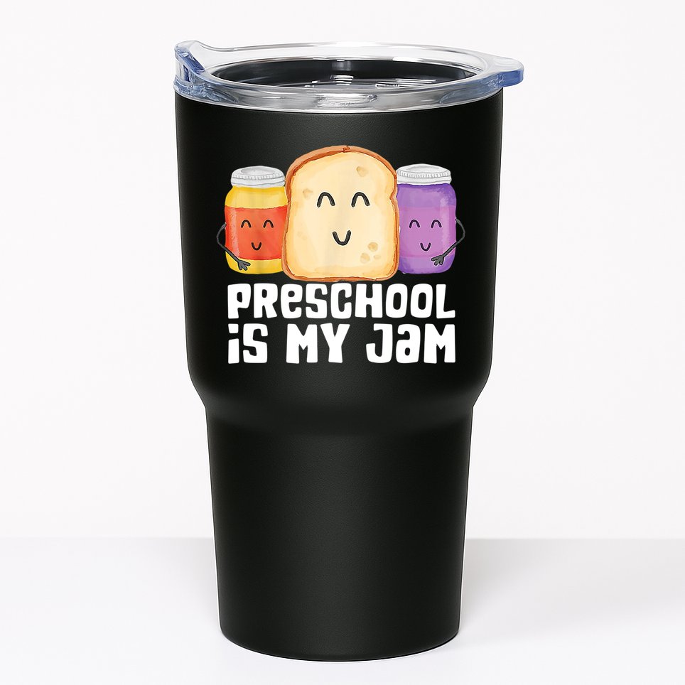 Preschool Is My Jam Back To School Funny Tumbler