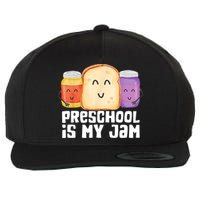 Preschool Is My Jam Back To School Funny Wool Snapback Cap