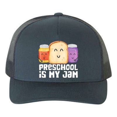 Preschool Is My Jam Back To School Funny Yupoong Adult 5-Panel Trucker Hat