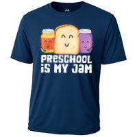 Preschool Is My Jam Back To School Funny Cooling Performance Crew T-Shirt