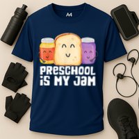 Preschool Is My Jam Back To School Funny Cooling Performance Crew T-Shirt