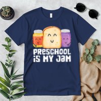 Preschool Is My Jam Back To School Funny Premium T-Shirt
