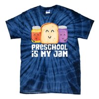 Preschool Is My Jam Back To School Funny Tie-Dye T-Shirt