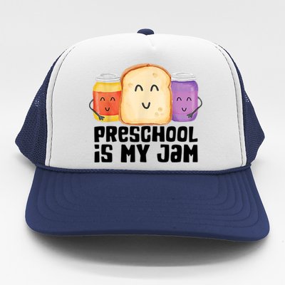 Preschool Is My Jam Back To School Funny Trucker Hat