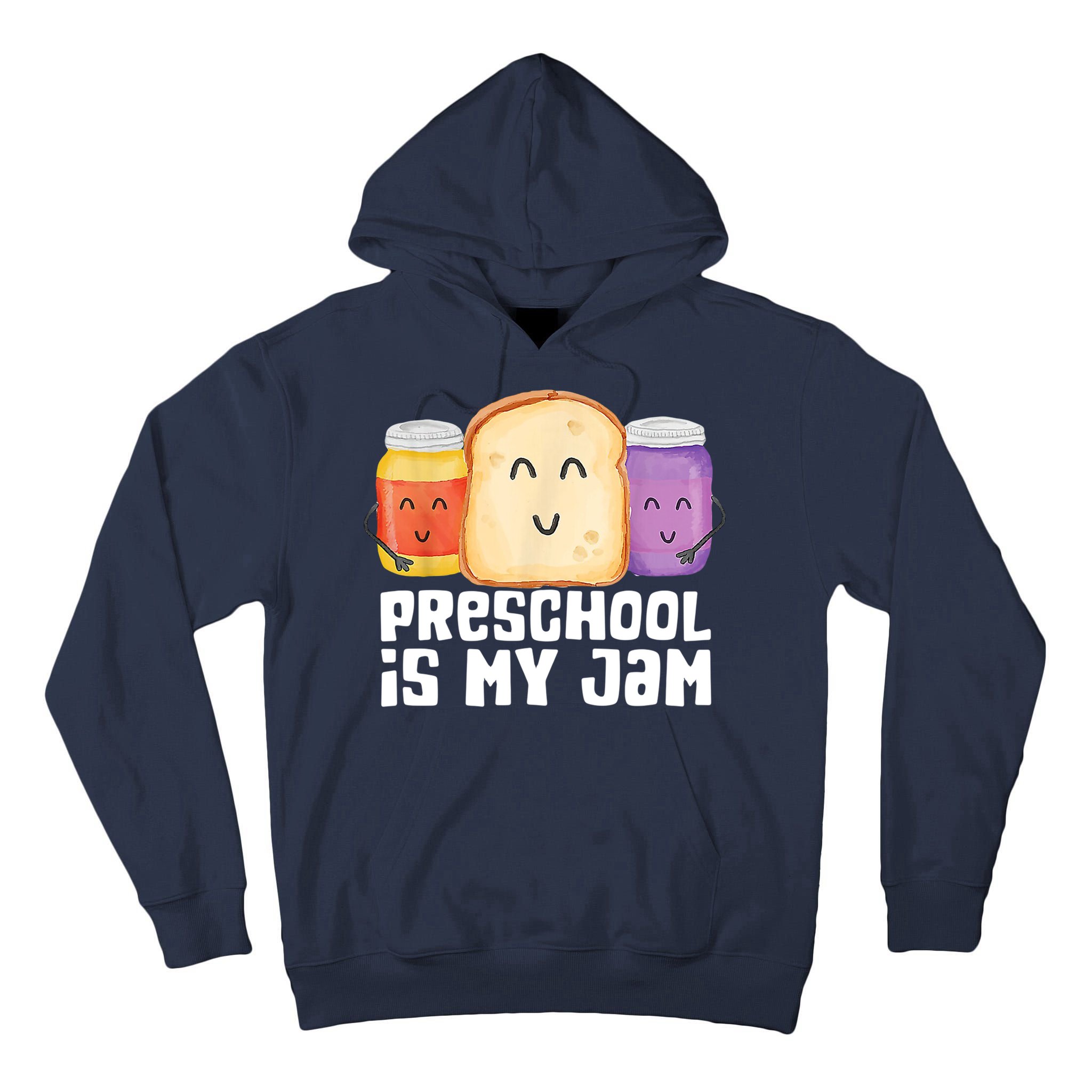 Preschool Is My Jam Back To School Funny Tall Hoodie