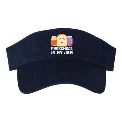 Preschool Is My Jam Back To School Funny Valucap Bio-Washed Visor