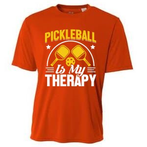 Pickleball Is My Therapy Cute Gift Cooling Performance Crew T-Shirt