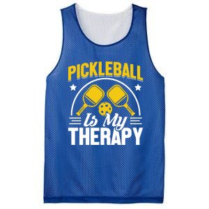 Pickleball Is My Therapy Cute Gift Mesh Reversible Basketball Jersey Tank