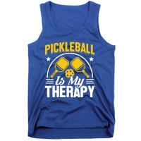 Pickleball Is My Therapy Cute Gift Tank Top