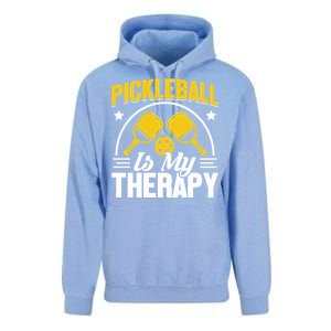 Pickleball Is My Therapy Cute Gift Unisex Surf Hoodie