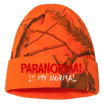 Paranormal Is My Normal Investigator Ghost Hunter Halloween Gift Kati Licensed 12" Camo Beanie