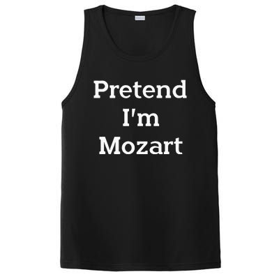 Pretend Im Mozart Costume Funny Music Halloween Party PosiCharge Competitor Tank