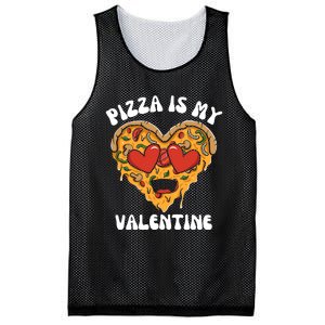 Pizza Is My Valentine Valentines Day Pizza Lover Mesh Reversible Basketball Jersey Tank