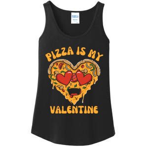 Pizza Is My Valentine Valentines Day Pizza Lover Ladies Essential Tank