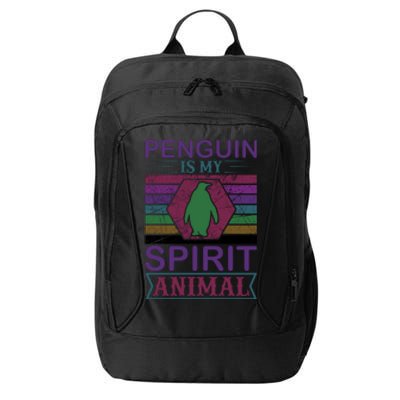 Penguin Is My Spirit Animal City Backpack