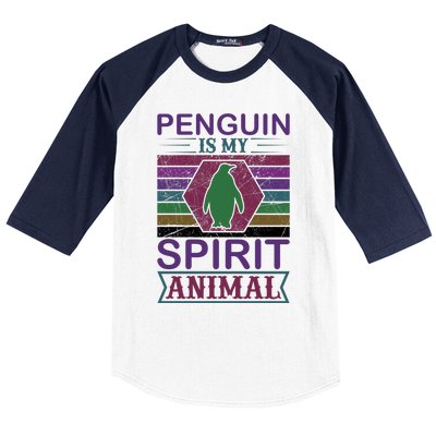 Penguin Is My Spirit Animal Baseball Sleeve Shirt