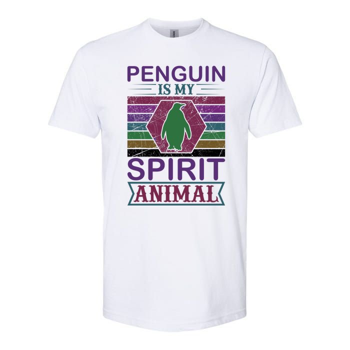 Penguin Is My Spirit Animal Softstyle CVC T-Shirt