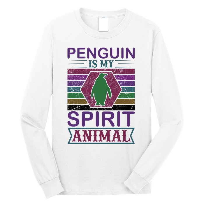 Penguin Is My Spirit Animal Long Sleeve Shirt