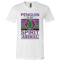 Penguin Is My Spirit Animal V-Neck T-Shirt