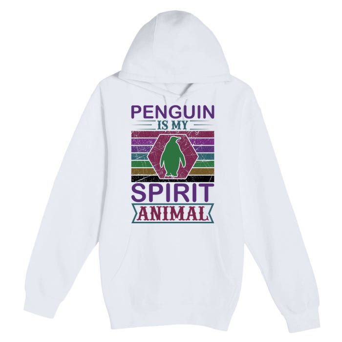 Penguin Is My Spirit Animal Premium Pullover Hoodie