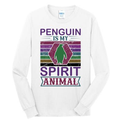 Penguin Is My Spirit Animal Tall Long Sleeve T-Shirt