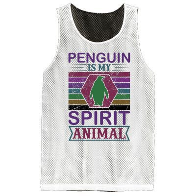 Penguin Is My Spirit Animal Mesh Reversible Basketball Jersey Tank